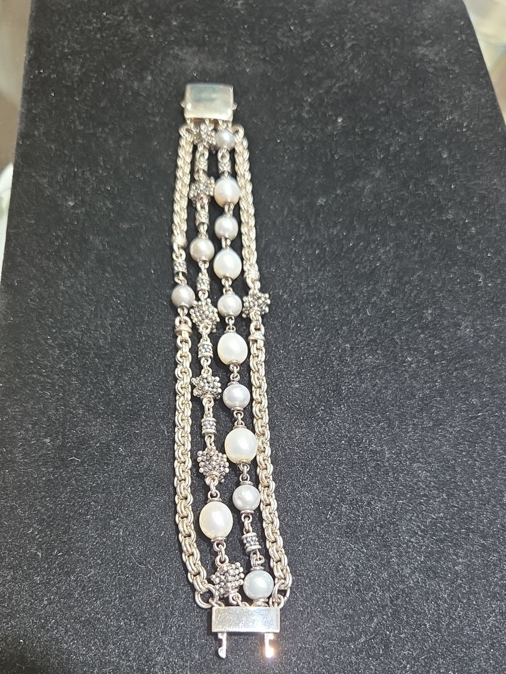 Michael Dawkins Silver Multi Strand Brace